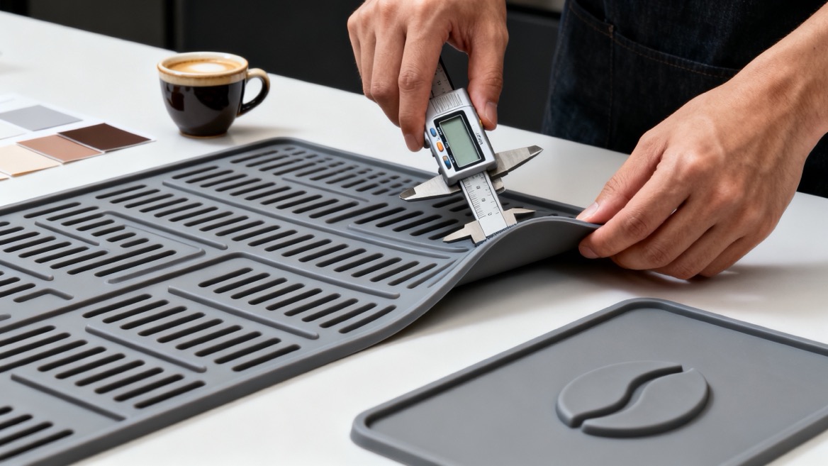 Custom PVC Mat Sample Inspection