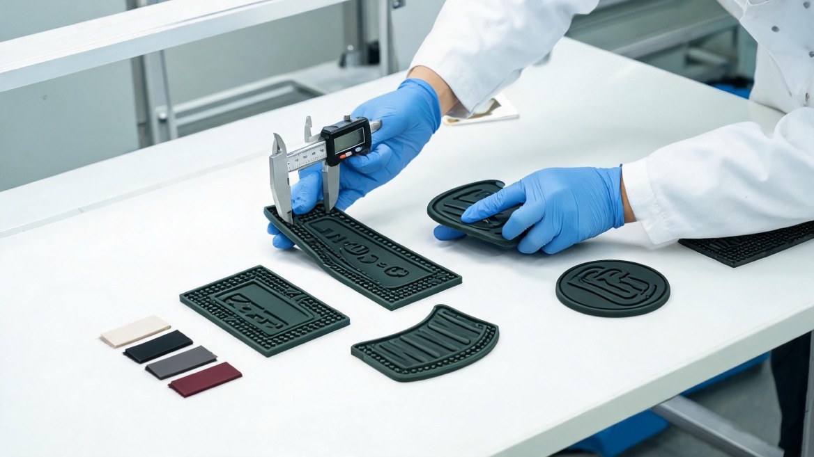 Custom Bar Mat Material And Quality Inspection Custom Bar Mat Material And Quality Inspection