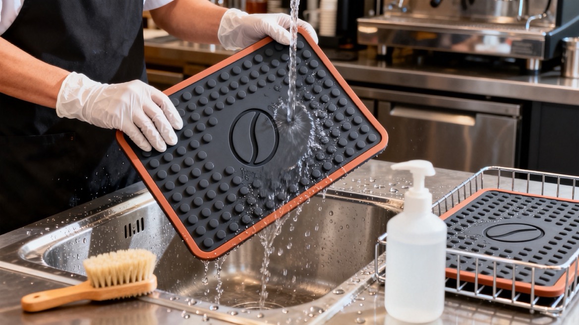 Coffee Bar Mat Cleaning And Care