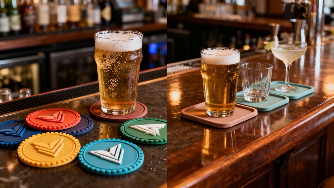 PVC And Silicone Beer Coaster Comparison.jpg