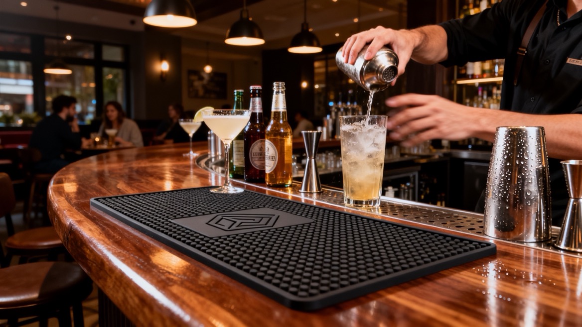 Commercial Bar Mat In Premium Cocktail Bar