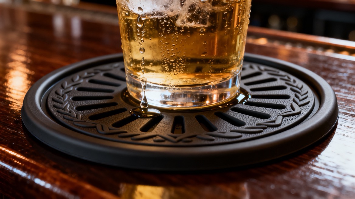 Custom PVC Beer Coaster Functional Design Custom PVC Beer Coaster Functional Design
