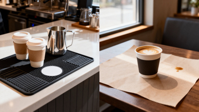 PVC Coffee Mat And Paper Coffee Mat Comparison.jpg