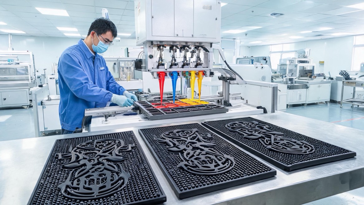 Custom Bar Mat Manufacturing Process Custom Bar Mat Manufacturing Process