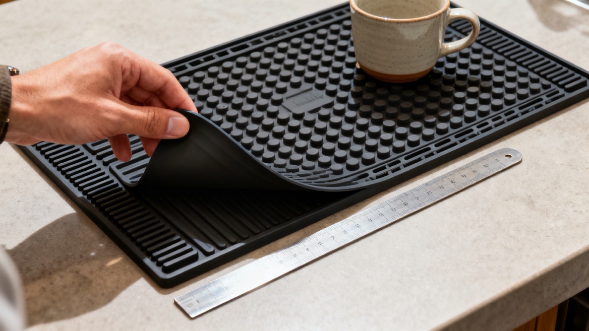 PVC Bar Mat Sample Inspection PVC Bar Mat Sample Inspection