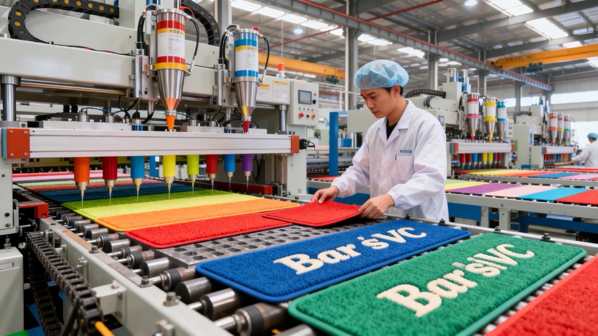 Custom PVC Bar Mat Manufacturing Process