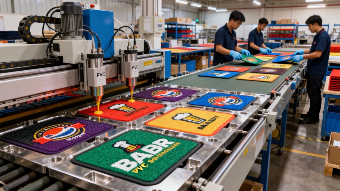 PVC Bar Mat Production Line PVC Bar Mat Production Line