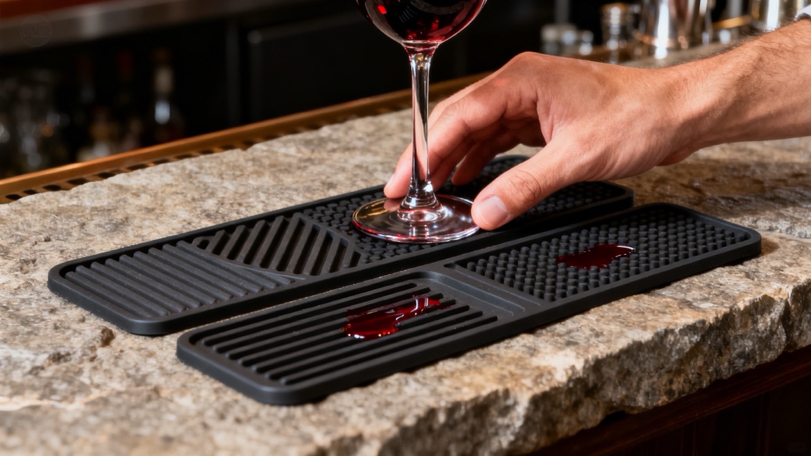 Wine Bar Mat Spill and Stability Trial